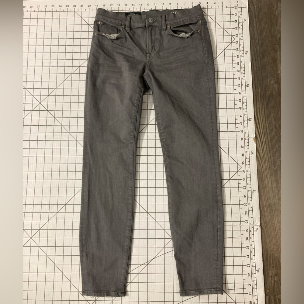 J. Crew Women’s Size 26‎ Grey Toothpick Jeans